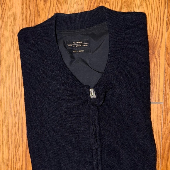 Allsaints Wool Windbreaker Back Jacket - Picture 5 of 6